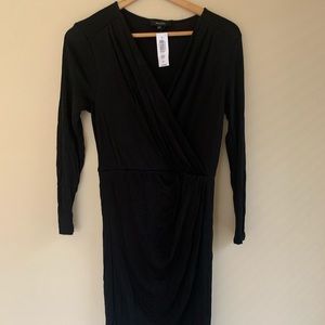 NWT Babaton Midi Length Wrap Dress